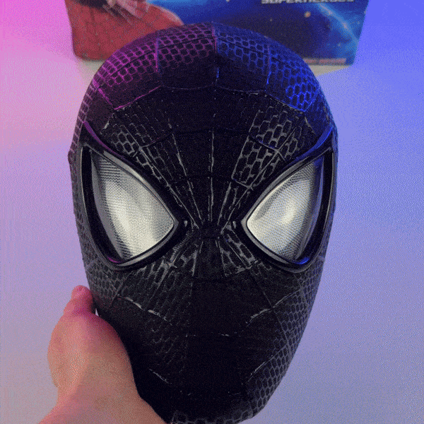 Masque Spiderman Noir Ultra Réaliste V1.0 - Peter Parker (Tobey Maguire) SPIDER MASK (Boutique Spiderman)