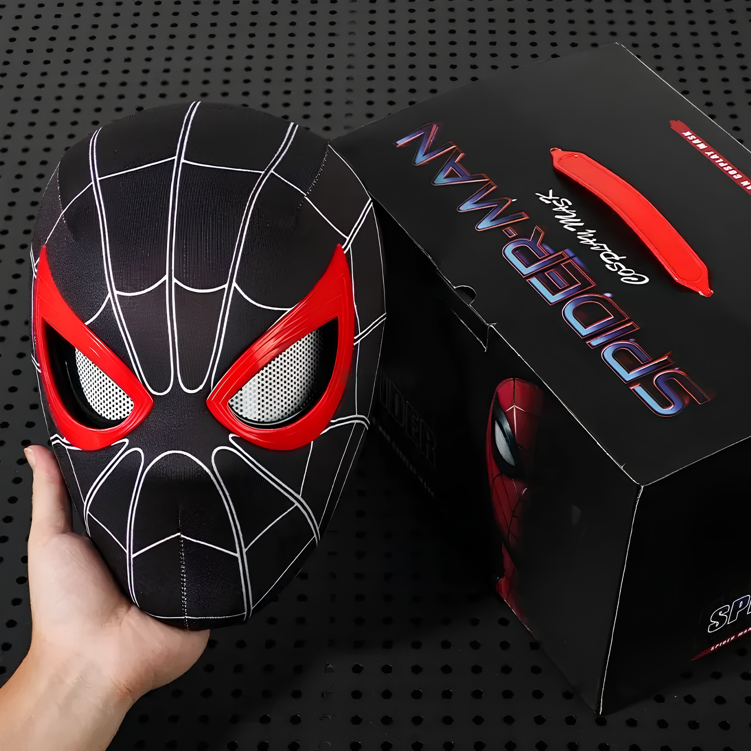 Masque Spiderman Ultra Réaliste - Miles Morales (Shameik Moore) - SPIDER MASK